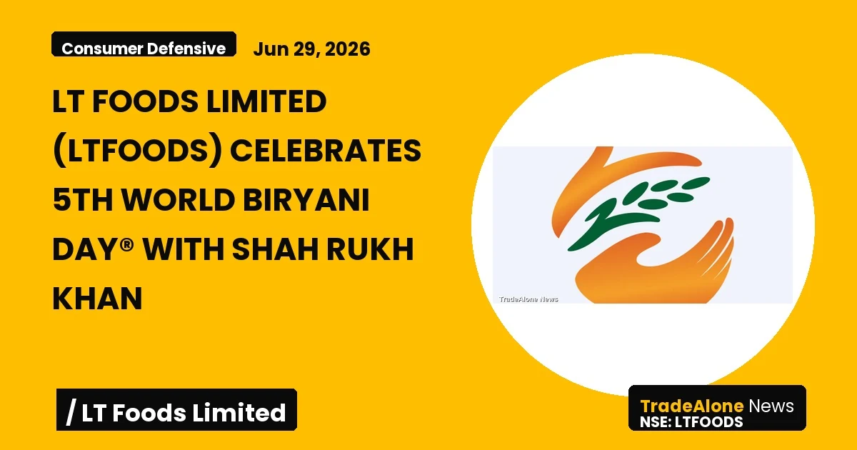 Lt Foods Limited Ltfoods World Biryani Day 2026