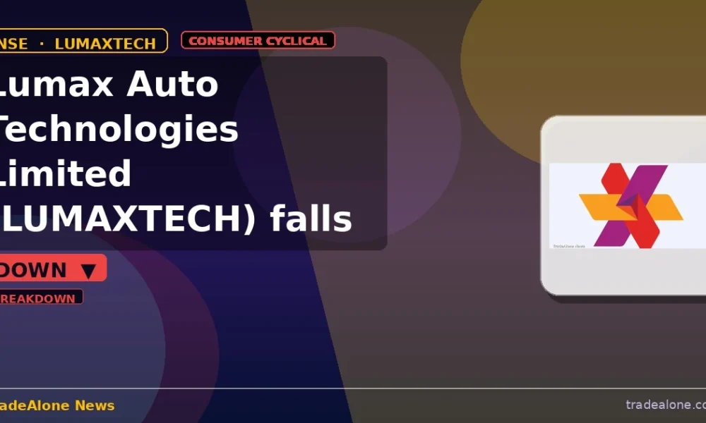 Lumax Auto Technologies Limited LUMAXTECH breaks below support
