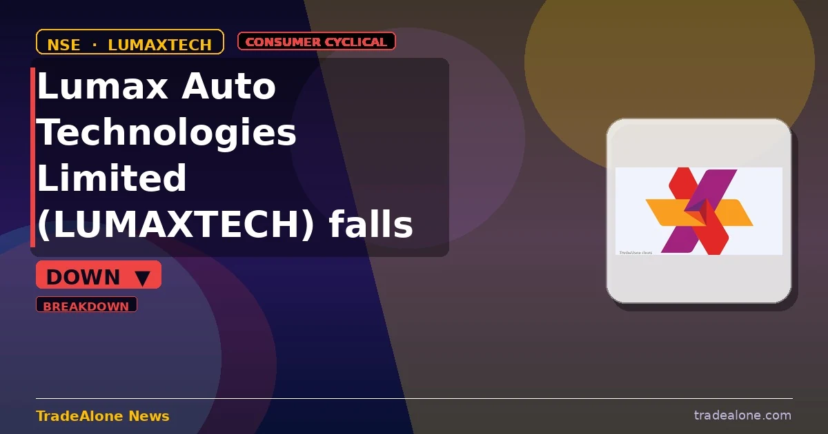Lumax Auto Technologies Limited LUMAXTECH breaks below support