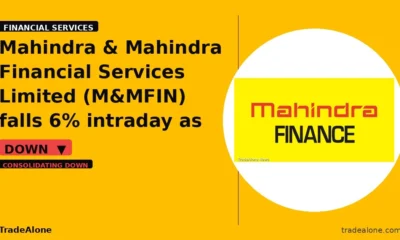 Mahindra & Mahindra Financial Services Limited M&MFIN consolidating down
