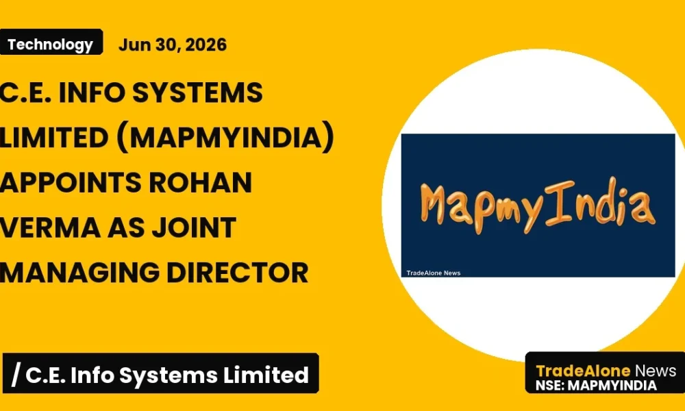 C.e. Info Systems Limited Mapmyindia June 2026