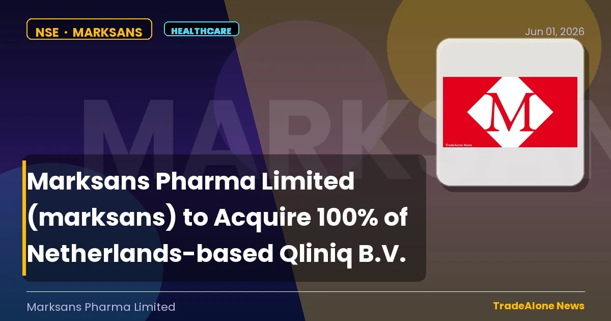 Marksans Pharma Limited NSE Marksans June 2026 Acquisition