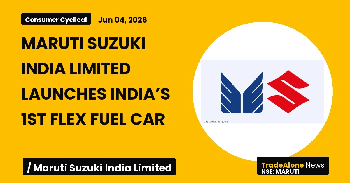 Maruti Suzuki India Limited Maruti Flex Fuel Launch