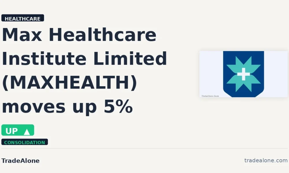 Max Healthcare Institute Limited MAXHEALTH 5% intraday gain