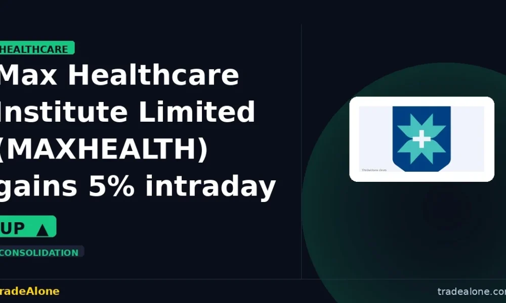 Max Healthcare Institute Limited MAXHEALTH gains 5% intraday