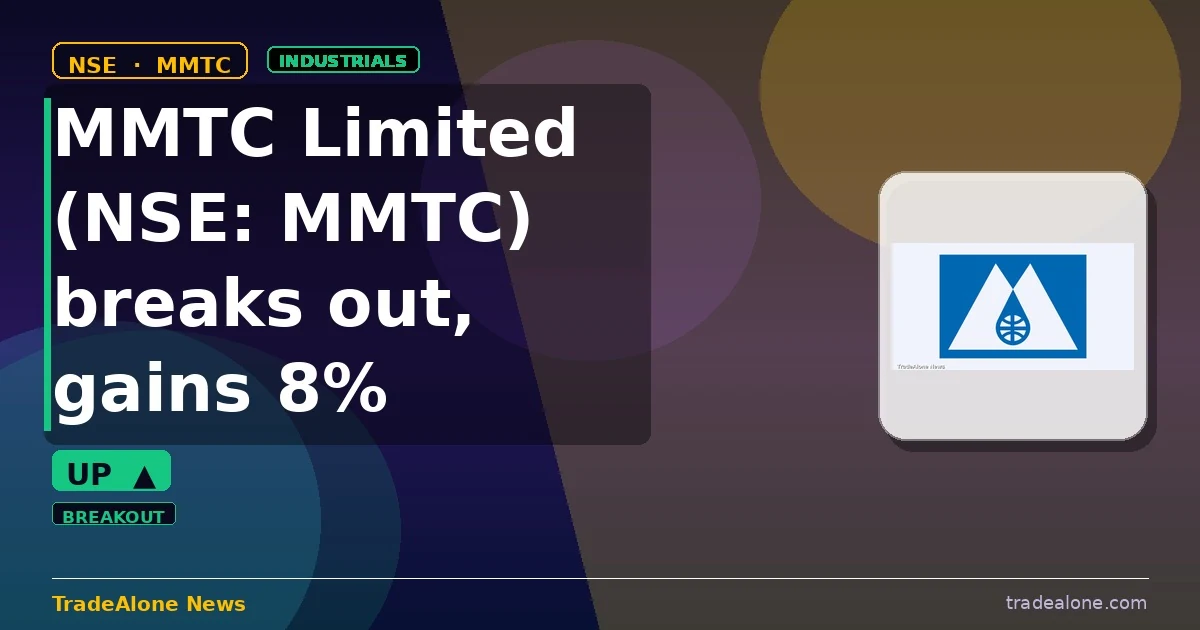 MMTC Limited NSE MMTC breaks out
