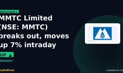 MMTC Limited NSE MMTC breaks out