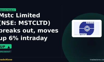 Mstc Limited MSTCLTD breaks out