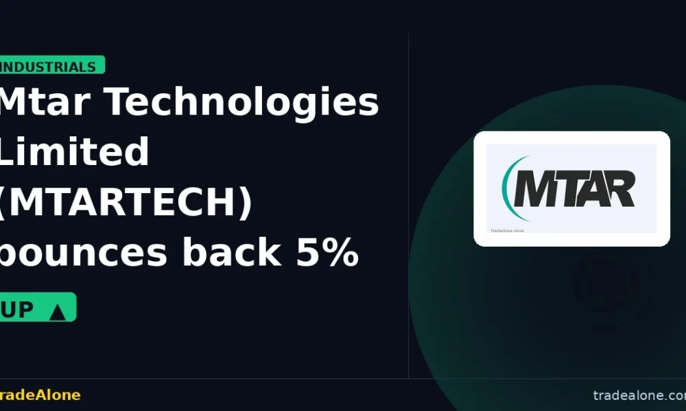 Mtar Technologies Limited MTARTECH bounce back