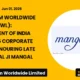 Mangalam Worldwide Limited NSE MWL Commemorative Stamp