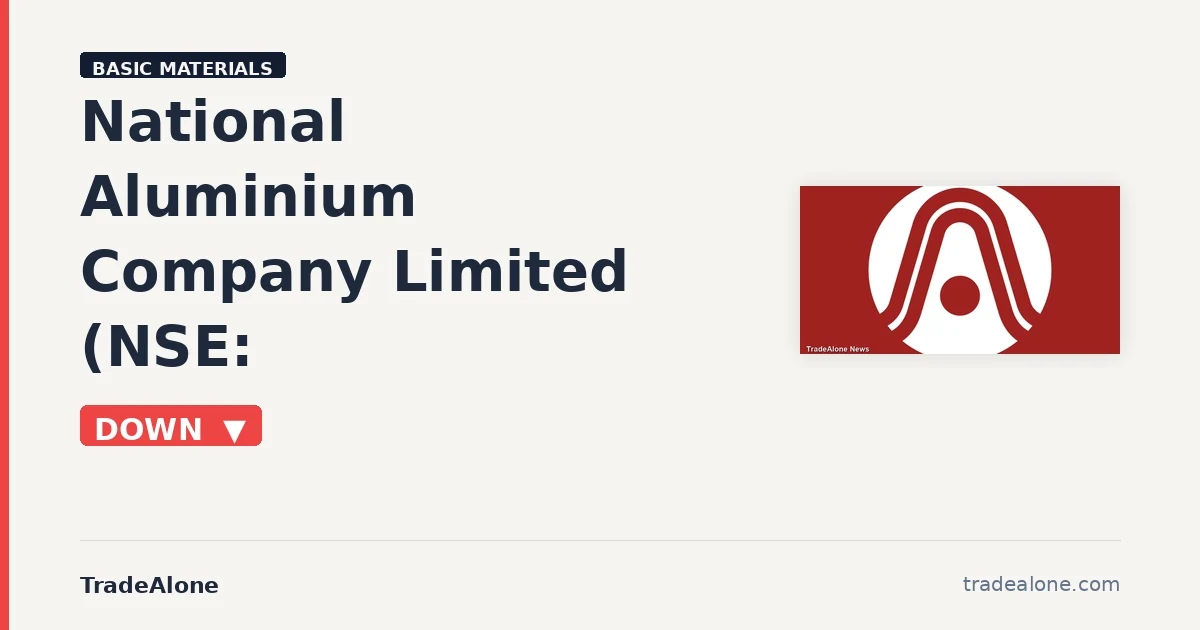 National Aluminium Company Limited NATIONALUM falls 5% intraday