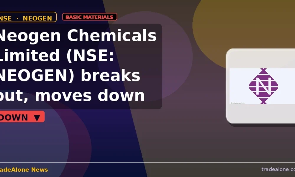 Neogen Chemicals Limited NEOGEN breaks out