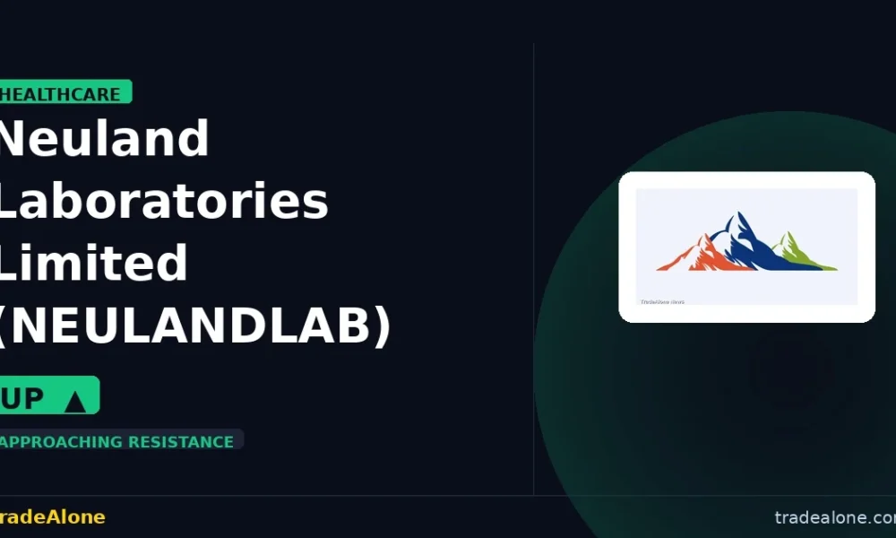 Neuland Laboratories Limited NEULANDLAB gains 5% nears resistance