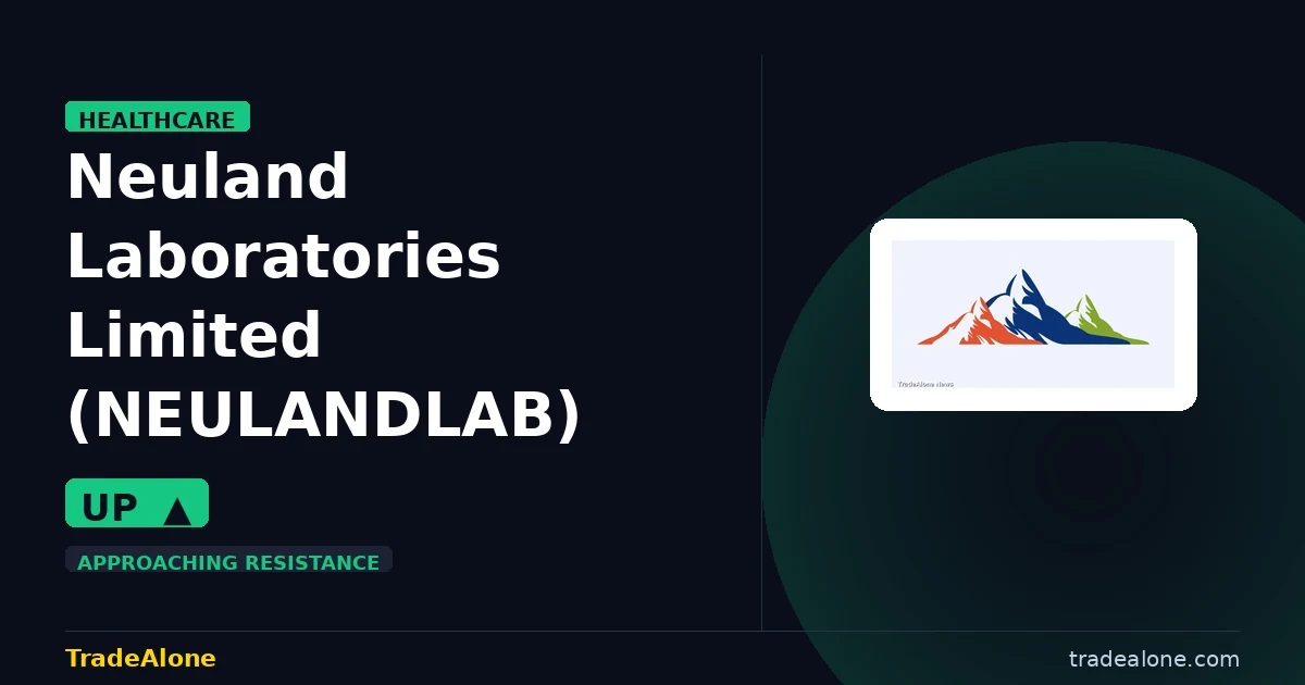 Neuland Laboratories Limited NEULANDLAB gains 5% nears resistance