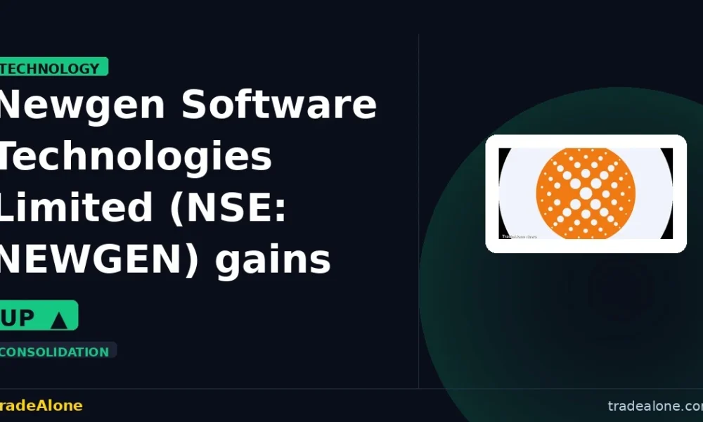 Newgen Software Technologies Limited NSE: NEWGEN gains 5% intraday