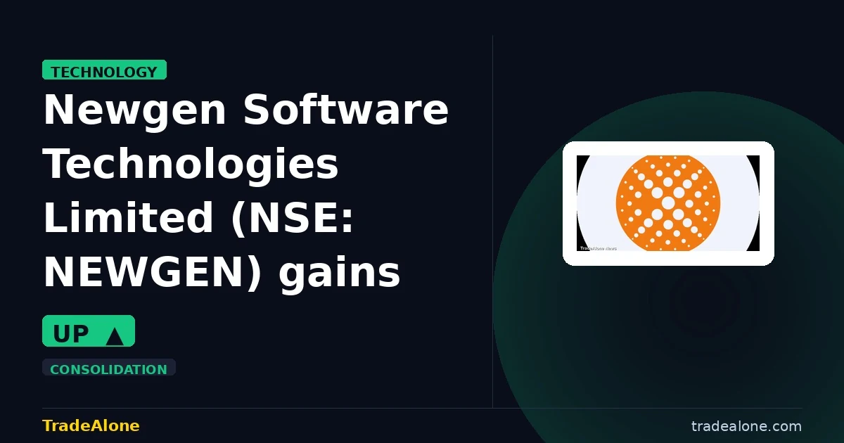 Newgen Software Technologies Limited NSE: NEWGEN gains 5% intraday