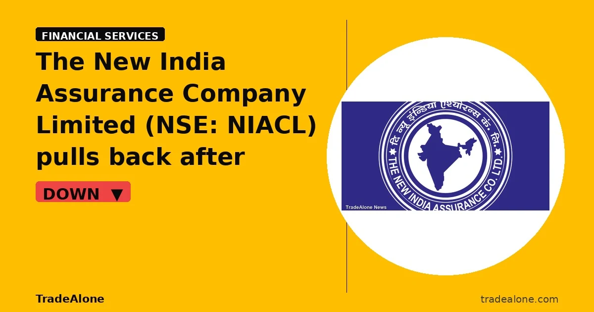 The New India Assurance Company Limited NIACL pulls back after breakout