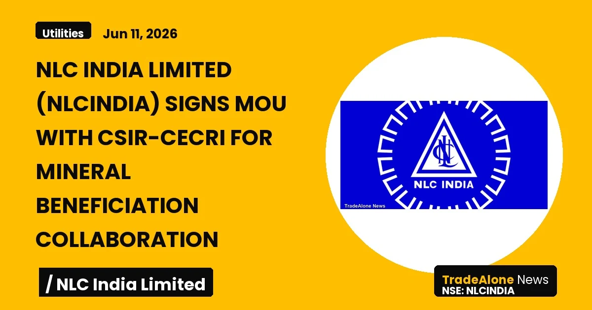Nlc India Limited Nlcindia June 2026 Mou