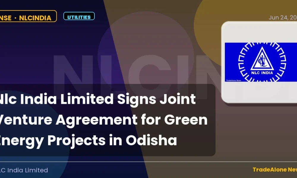 Nlc India Limited Nlcindia JV Agreement Green Energy Odisha