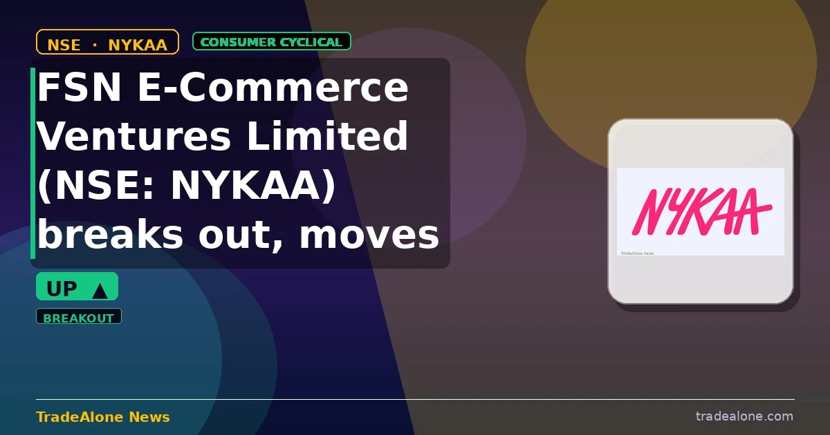 FSN E-Commerce Ventures Limited NSE NYKAA breakout