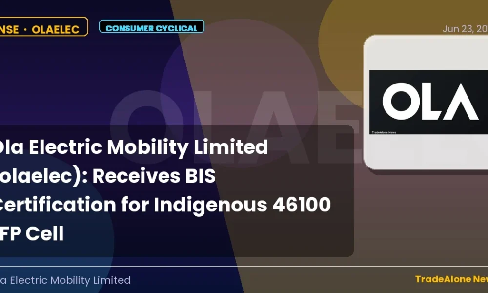 Ola Electric Mobility Limited Olaelec June 2026 Event
