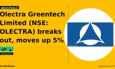 Olectra Greentech Limited NSE OLECTRA breaks out
