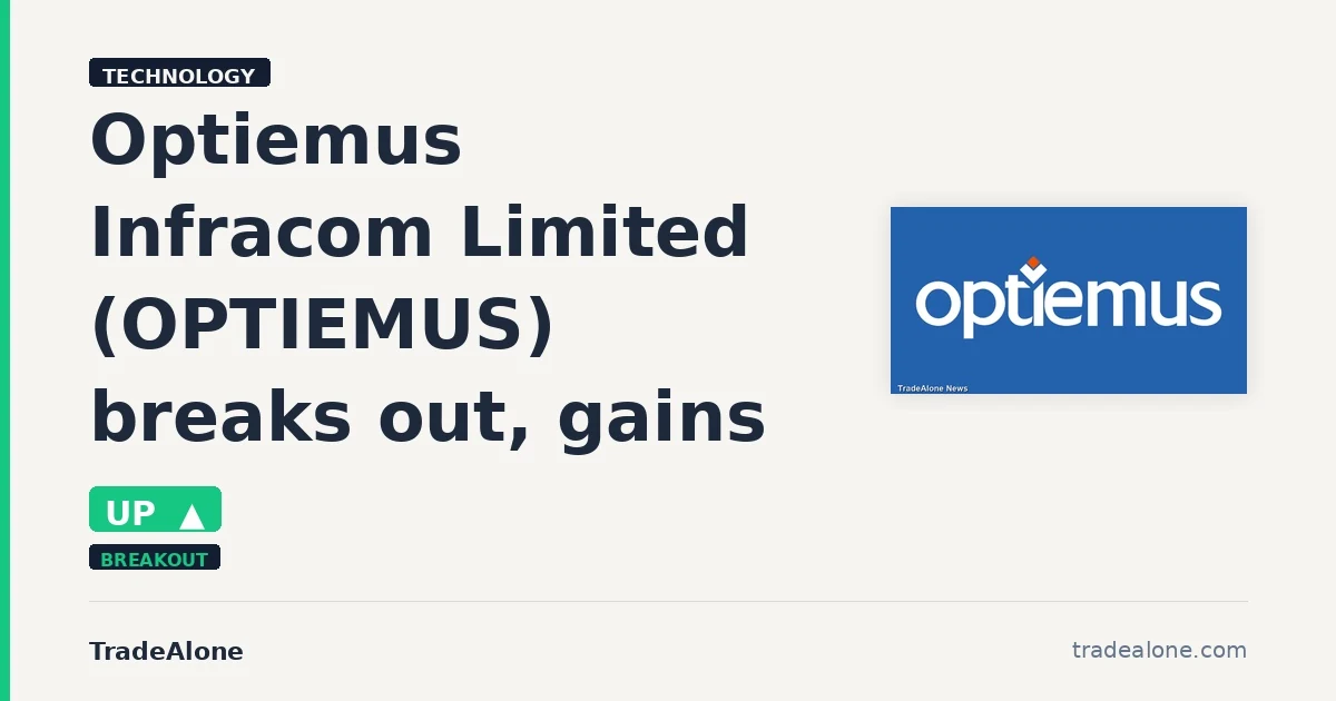 Optiemus Infracom Limited OPTIEMUS breakout