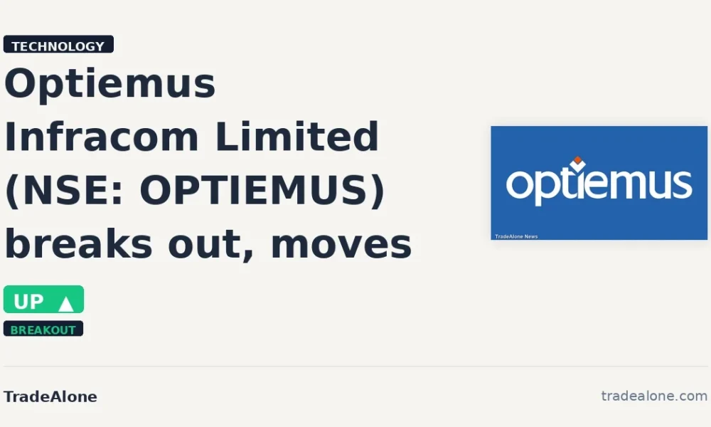 Optiemus Infracom Limited NSE: OPTIEMUS breaks out
