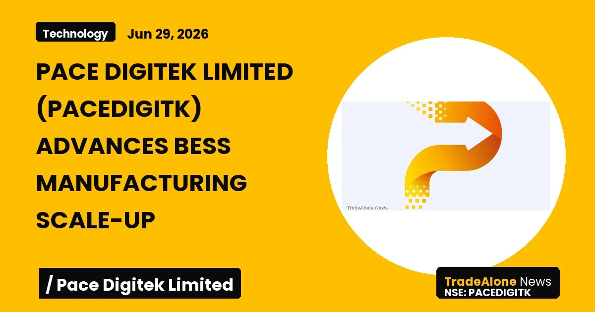 Pace Digitek Limited Pacedigitk Q2 FY26 BESS Expansion