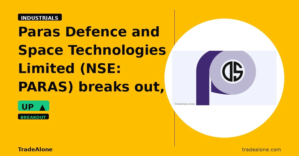 Paras Defence and Space Technologies Limited PARAS breaks out