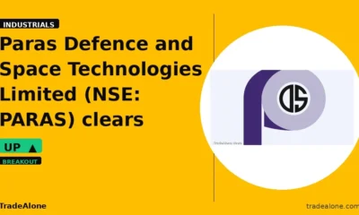 Paras Defence and Space Technologies Limited NSE: PARAS clears resistance