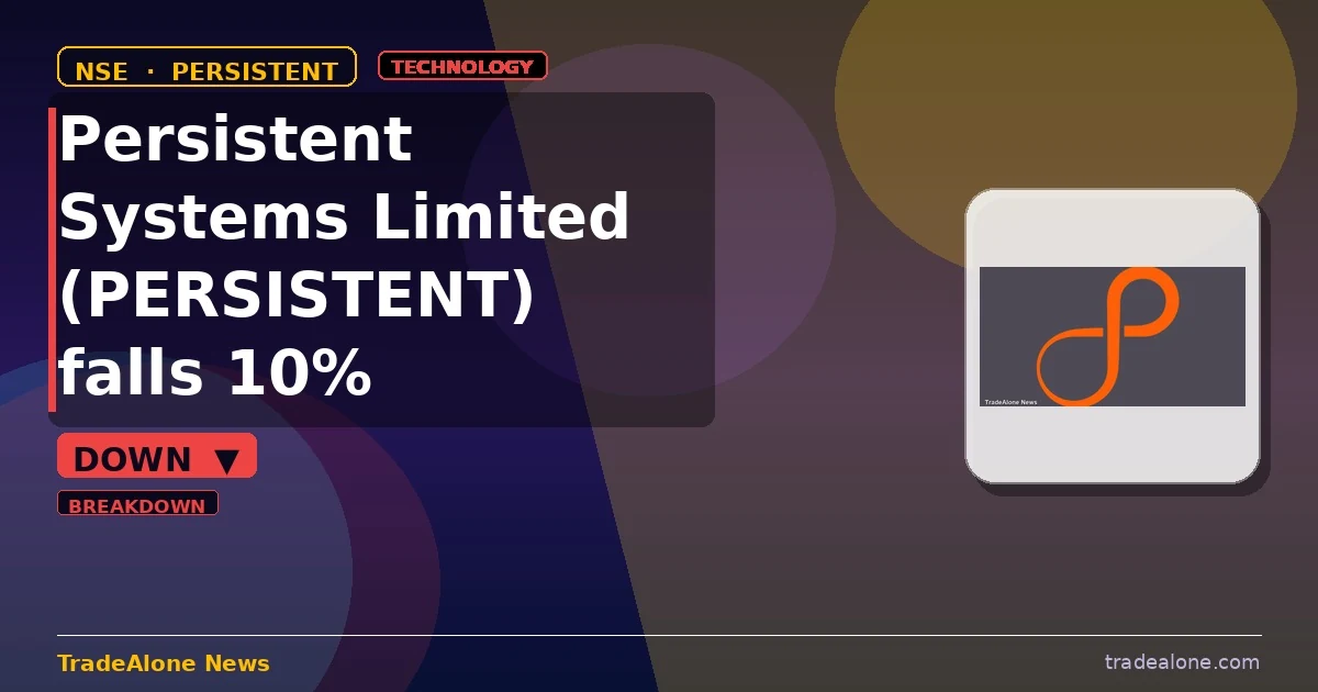 Persistent Systems Limited PERSISTENT breaks below support