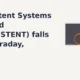 Persistent Systems Limited PERSISTENT breaks below support