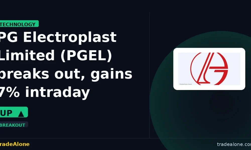 PG Electroplast Limited PGEL breaks out