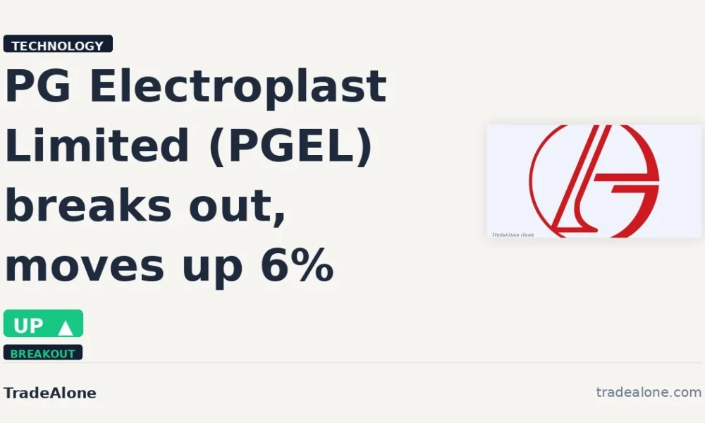 PG Electroplast Limited PGEL breaks out