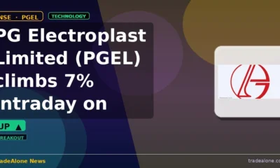 PG Electroplast Limited PGEL climbs 7% intraday