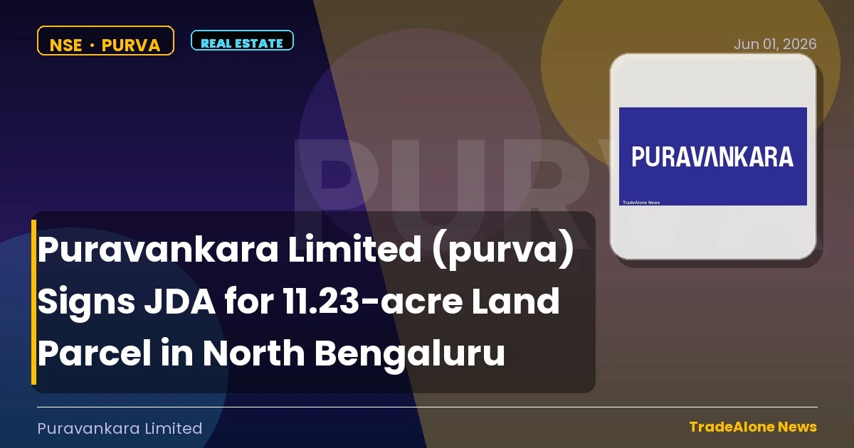 Puravankara Limited PURVA June 2026 JDA