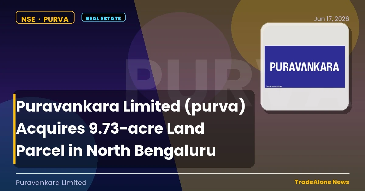 Puravankara Limited PURVA June 2026 Land Acquisition