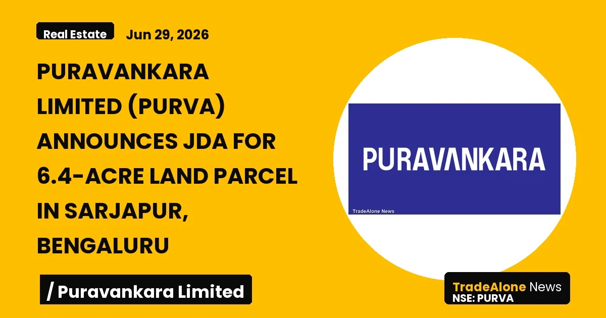 Puravankara Limited PURVA Q1fy27 JD