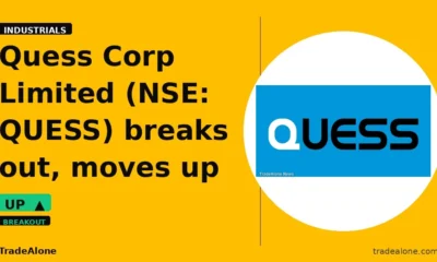 Quess Corp Limited QUESS breaks out