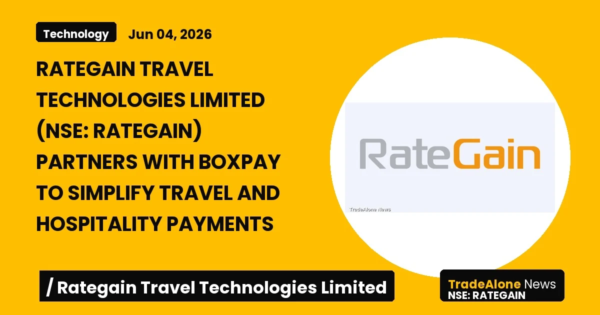Rategain Travel Technologies Limited NSE Rategain Partnership Boxpay