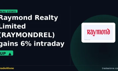 Raymond Realty Limited RAYMONDREL gains 6%