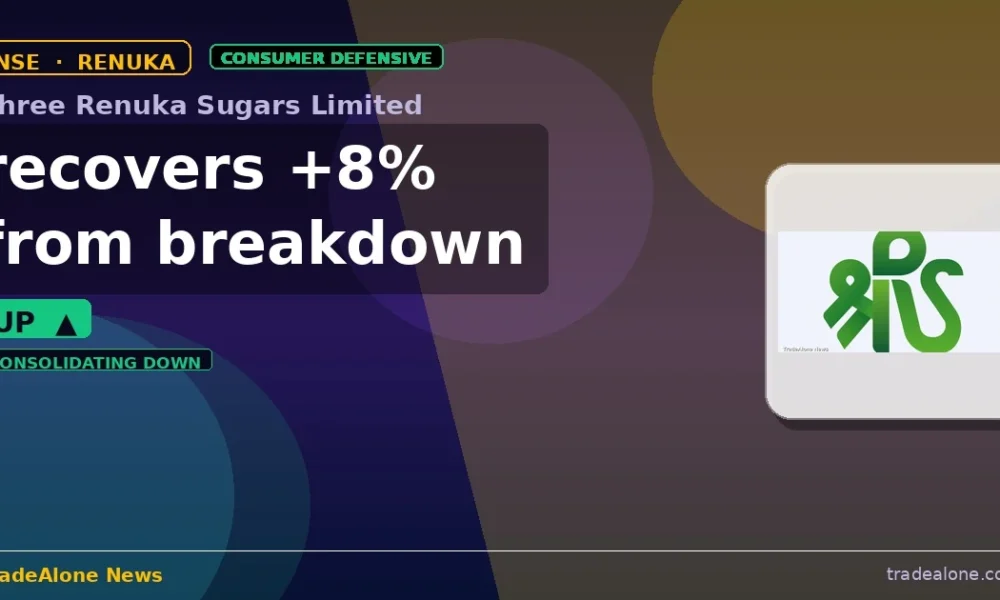 Shree Renuka Sugars Limited RENUKA recovers from breakdown