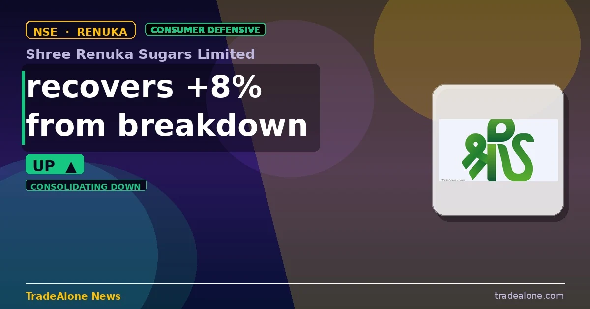 Shree Renuka Sugars Limited RENUKA recovers from breakdown