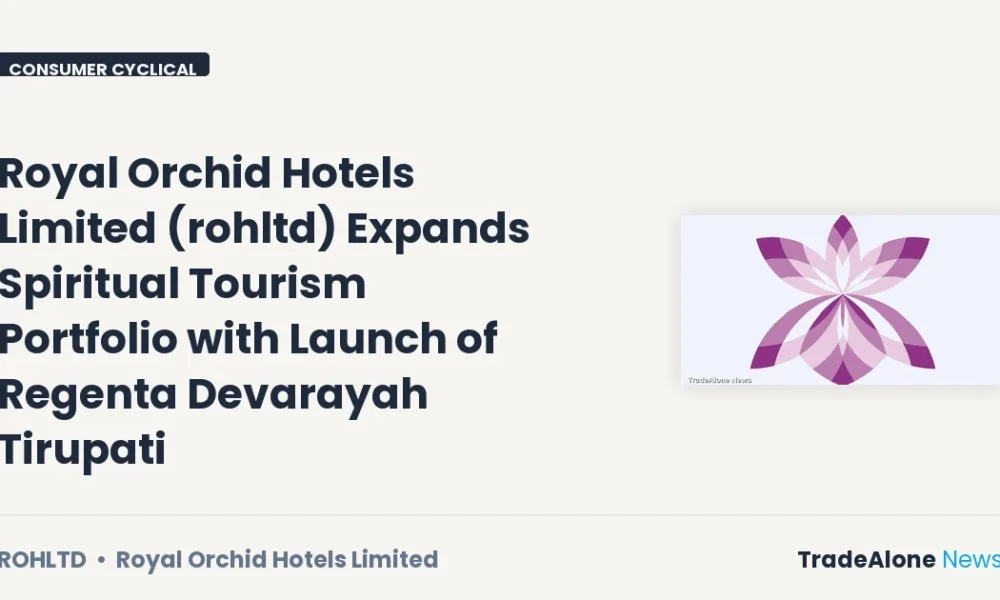 Royal Orchid Hotels Limited Rohltd June 2026 Expansion