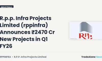 R.p.p. Infra Projects Limited Rppinfra Q1 FY26 New Projects