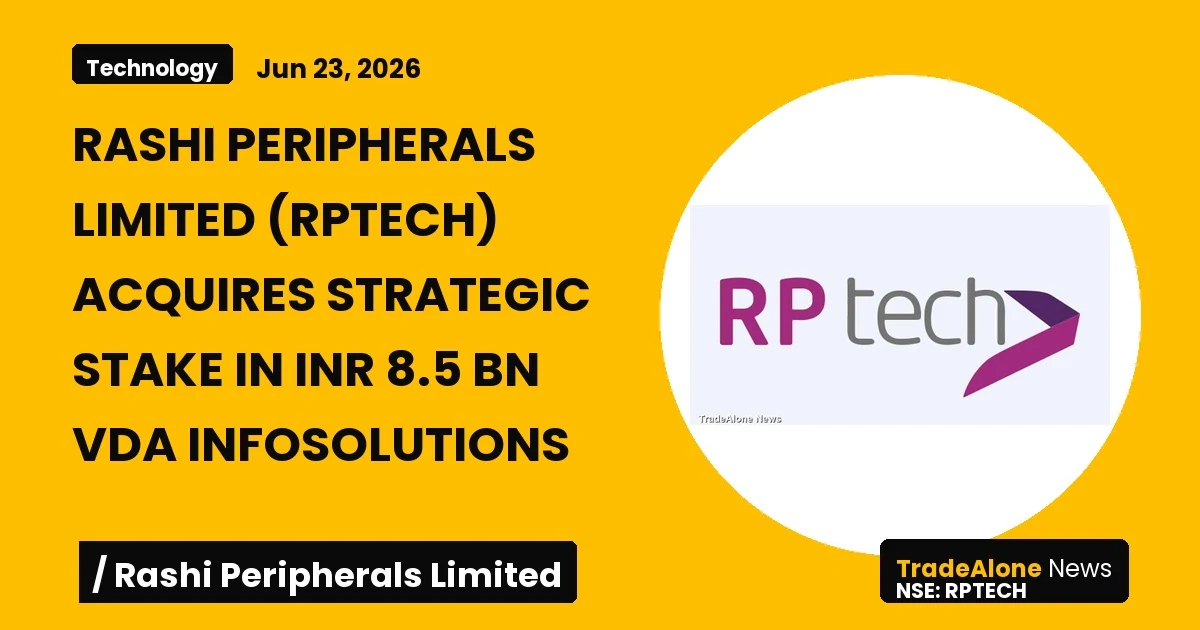 Rashi Peripherals Rptech June 2026 Acquisition