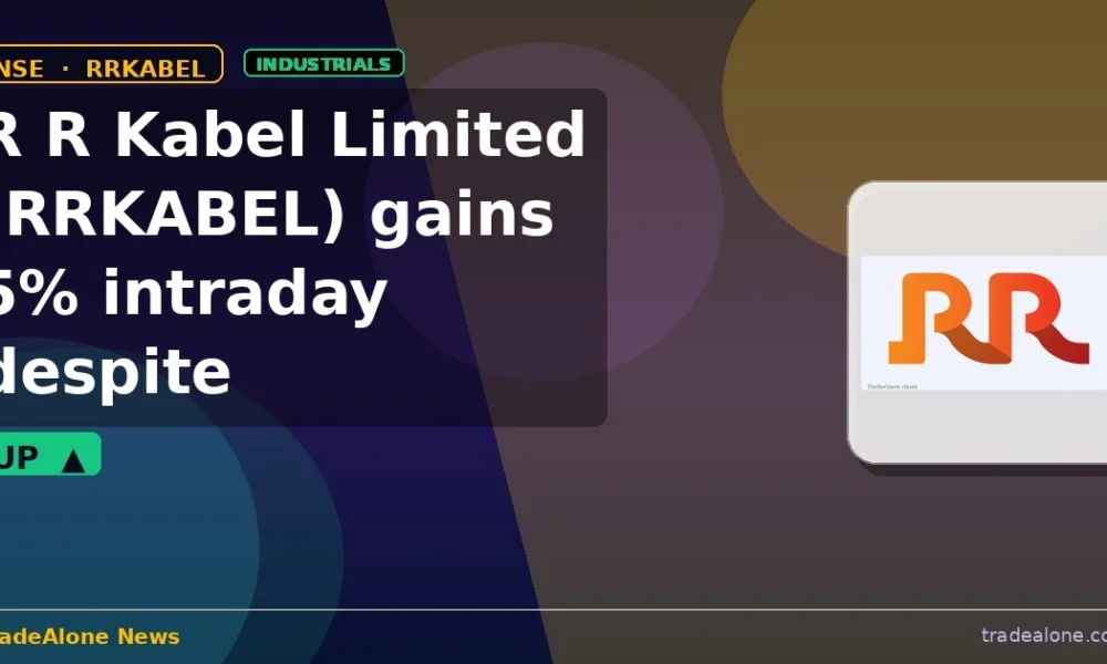 R R Kabel Limited RRKABEL intraday gain