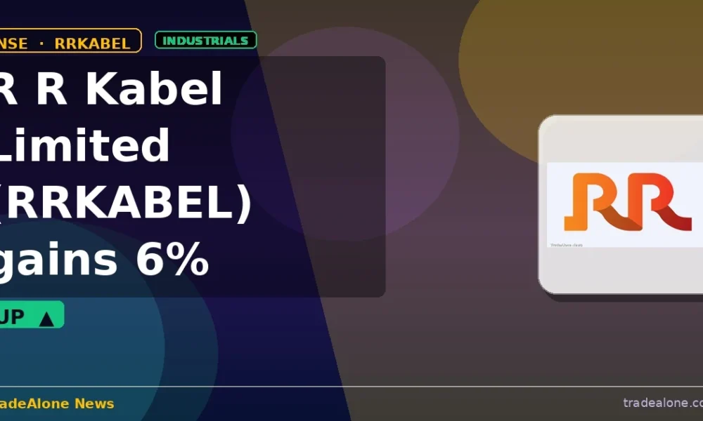 R R Kabel Limited RRKABEL gains 6% intraday