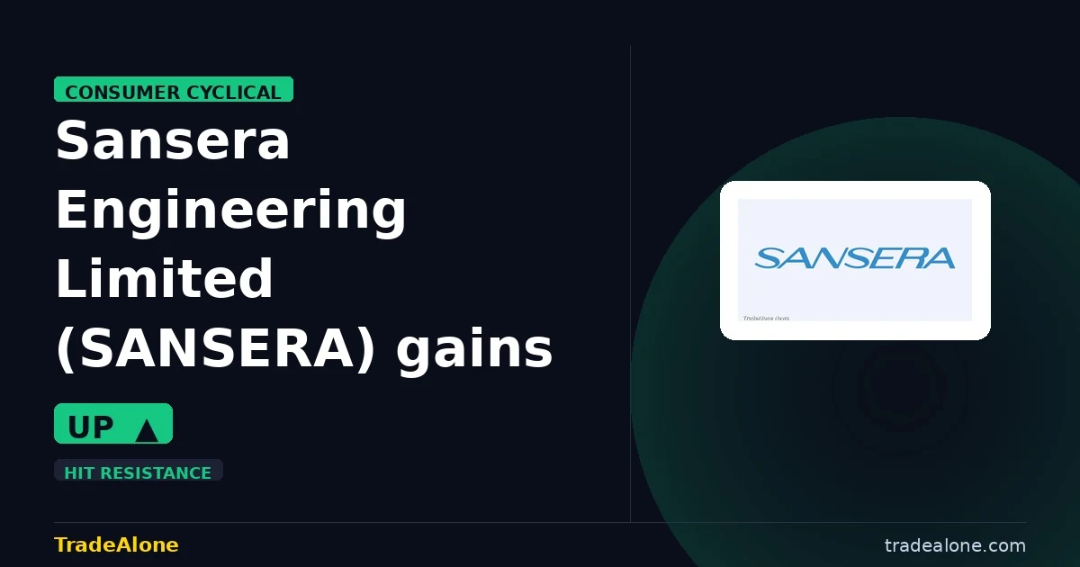 Sansera Engineering Limited SANSERA gains 5% intraday